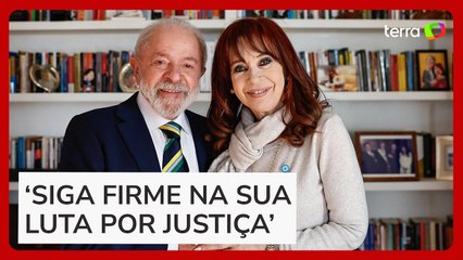 Lula se solidariza com Cristina Kirchner ao visitá-la na Argentina: ‘Força para seguir lutando’