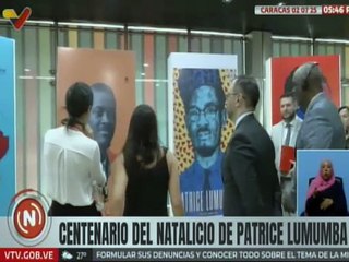 Ministerio del Exterior inaugura exposición fotográfica en honor a Patrice Lumumba