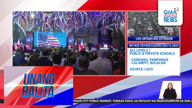 Amerika, magbibigay ng financial assistance para sa Subic-Clark-Manila-Batangas Railway Project, ayon kay U.S. Amb. Carlson | Unang Balita