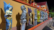 Buddhist Kinnarees and Roman Statues for home decoration