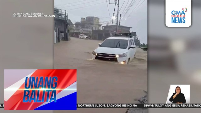 Iba pang bahagi ng Luzon, binaha dahil sa hanging habagat at low pressure area na ngayo'y bagyong Bising | Unang Balita