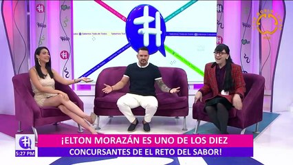 Elton Morazán es uno de los concursantes de El Reto del Sabor