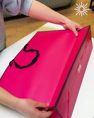 Repurpose bags in clothing organizers😍