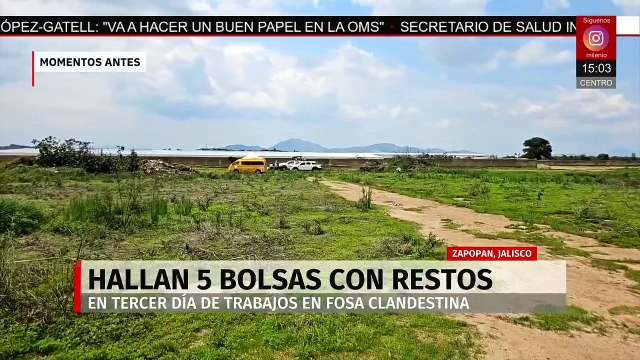 En Zapopan, Jalisco, encuentran 5 bolsas con restos humanos dentro de una fosa clandestina