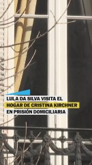Lula da Silva visita a Cristina Kirchner en su arresto domiciliario