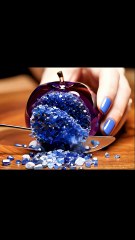 Découpe de fruits en cristal ASMR : expérience visuelle et sonore apaisante