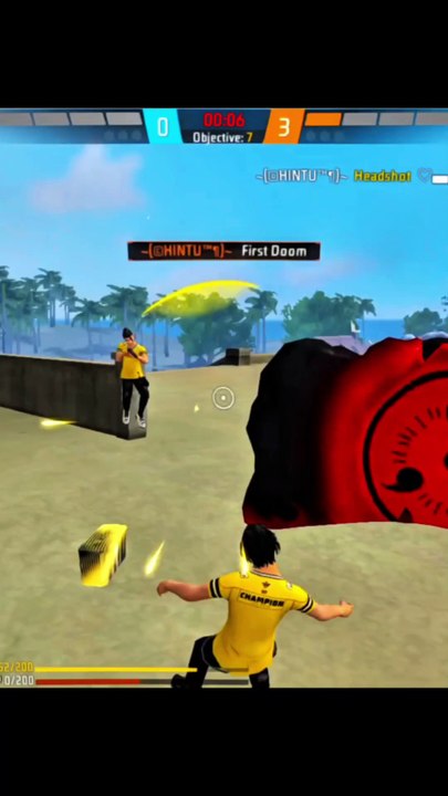 Free fire edit with anime Naruto Shippuden of Obito Uchiha