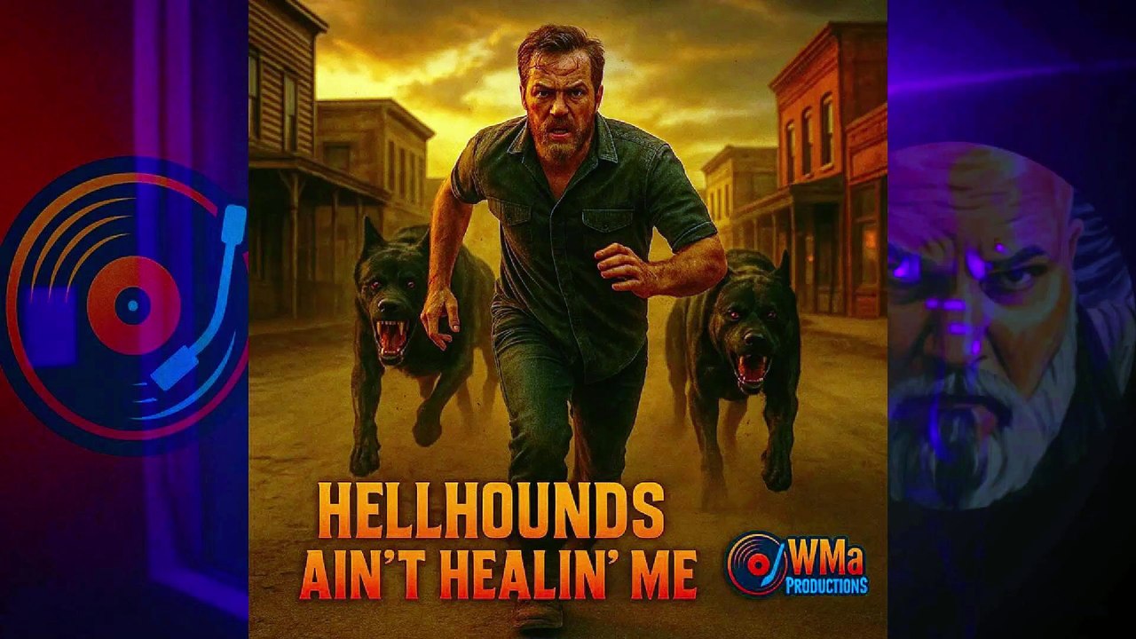 Hell Hounds Ain't Healin' Me: A Gritty Blues Rock Anthem of Regret & Redemption