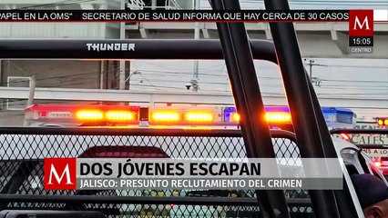 En Jalisco, dos jóvenes logran escapar de un centro de reclutamiento del crimen organizado