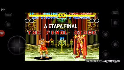 Fatal Fury 2 Joe Higashi vs Wolfgang Krauser Double k.o traduzindo em português
