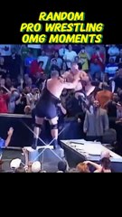 Random Pro Wrestling Omg Moments #wwe #aew #prowrestling #fyp