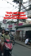 Stalls and Stores in Gov. A. Pascual St. in Navotas City, Philippines