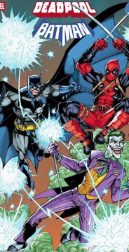 DC x Marvel – New variant covers of the Batman and Deadpool comic crossover #batman #deadpool