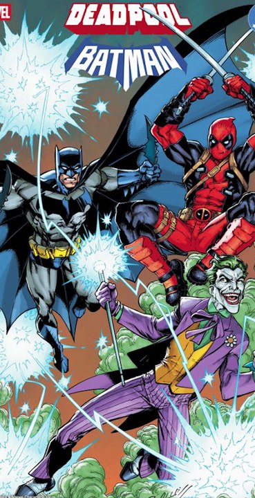DC x Marvel – New variant covers of the Batman and Deadpool comic crossover #batman #deadpool