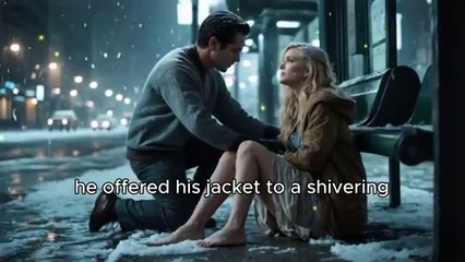 He Offered His Jacket to a Shivering Woman at the Bus Stop—Not Knowing She Was a CEO Who…