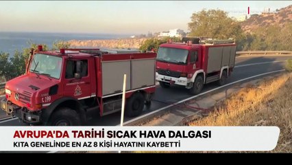 Avrupa'da tarihi sıcak hava dalgası