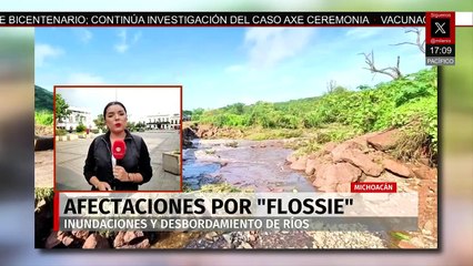 Huracán 'Flossie' produce inundaciones y desbordamiento de ríos en Michoacán
