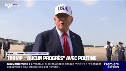Guerre en Ukraine: Donald Trump avoue qu'"aucun progrès n'a été fait" avec Vladimir Poutine pour trouver un accord de paix