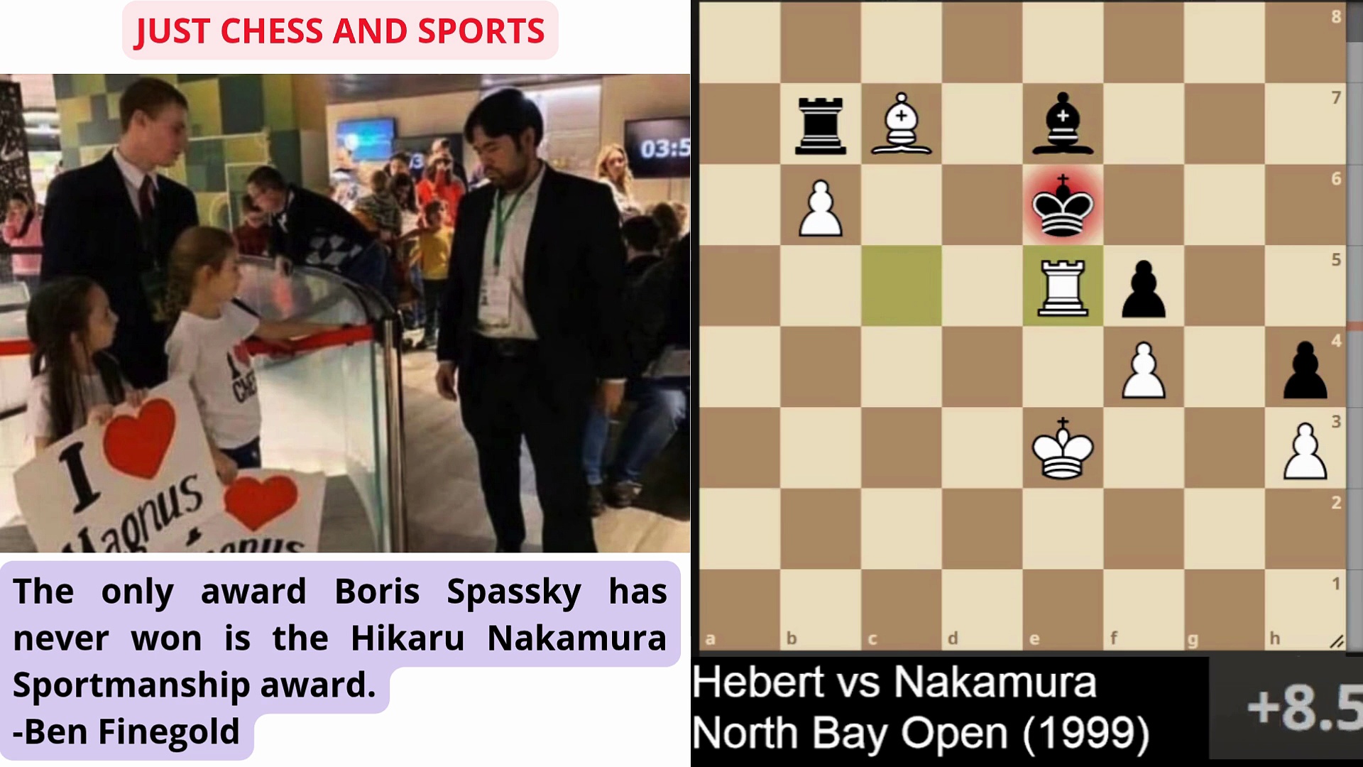 Hikaru Nakamura's losing chess