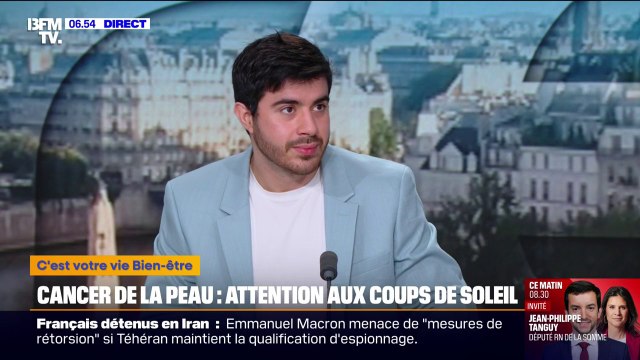 Avec le début des vacances, synonyme d'exposition aux UV, attention aux coups de soleil pour éviter les cancers de la peau