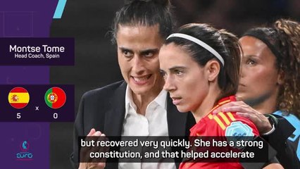 Tome delighted to welcome back Bonmati for Spain late in Portugal win