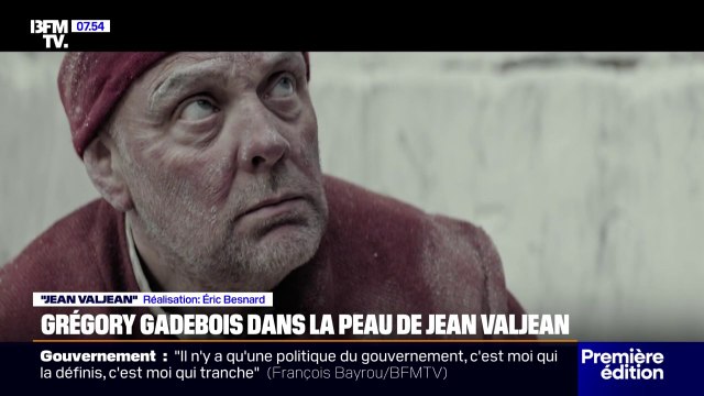 Les Misérables de Victor Hugo adapté au cinéma dans Jean Valjean , avec Grégory Gadebois