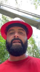 Man Suddenly Emerges From Small Pothole