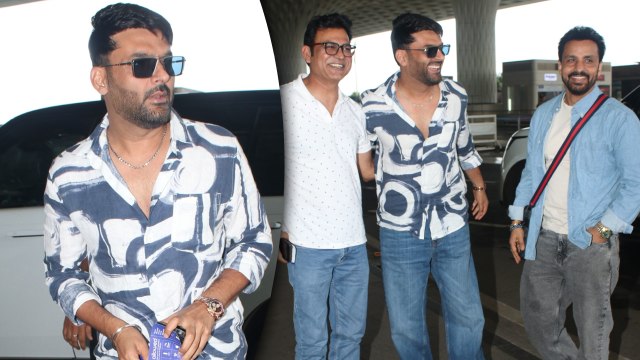 Kapil, Rajiv Thakur & Dinesh Guitarist 'BROS For Life' | Mumbai Airport | Great Indian Kapil Show