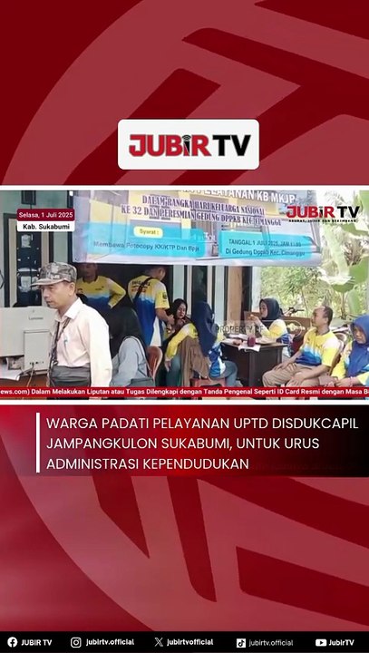 Warga Padati Pelayanan UPTD Disdukcapil Jampangkulon Sukabumi, untuk Urus Administrasi Kependudukan