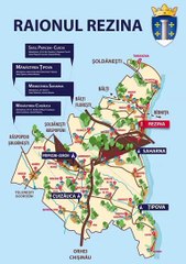 Map of Rezina District. Peta Raion Rezina. Rezina District Map. Map of District of Rezina. District of Rezina map. Harta raionului Rezina. Mapa do distrito de Rezina. Carte du raion de Rezina. Mapa del distrito de Rezina. Mappa del distretto di Rezina