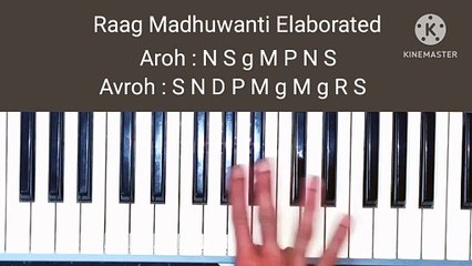 Learn how to sing and play Raag madhuvanti details with songs Harmonium Legends