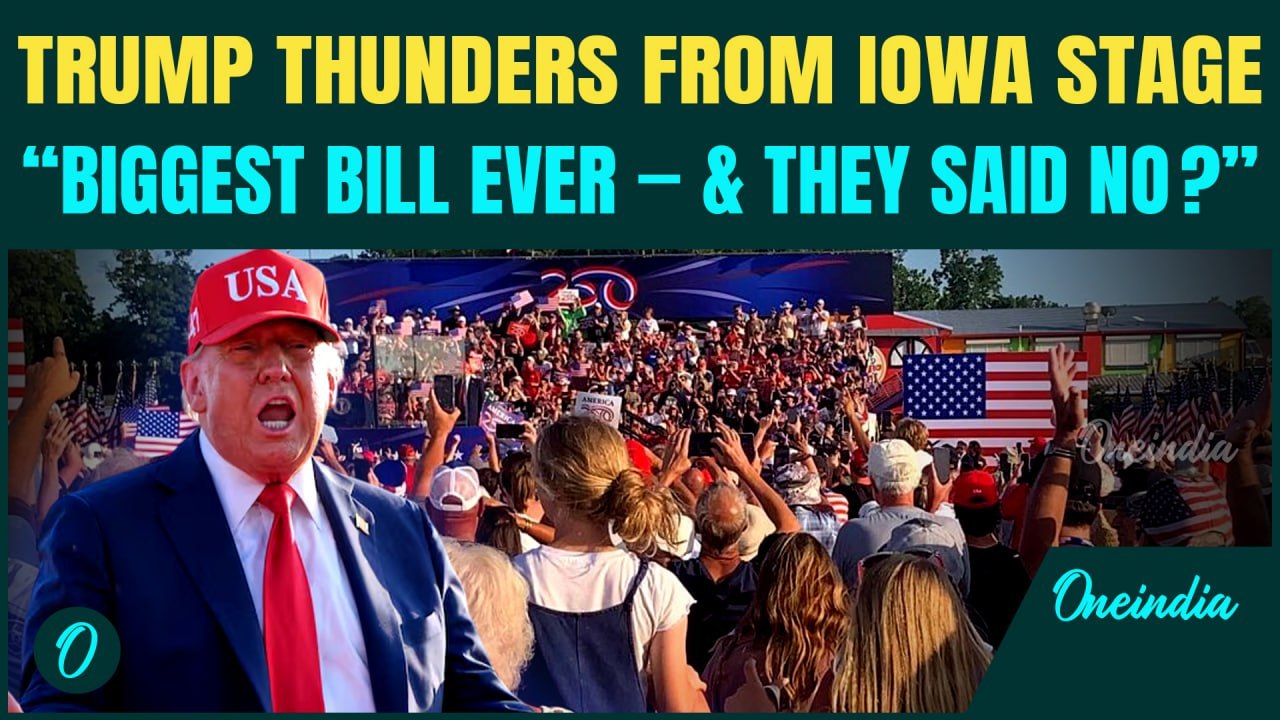 TORCHES Democrats at Iowa Rally After $4.5T 'Big Beautiful' Bill Passes — 'They will Regret..'