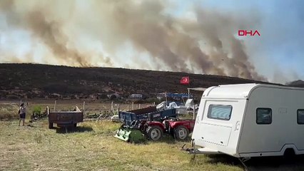 İzmir'in Çeşme ilçesinde yaşayanlar orman yangınını anlattı
