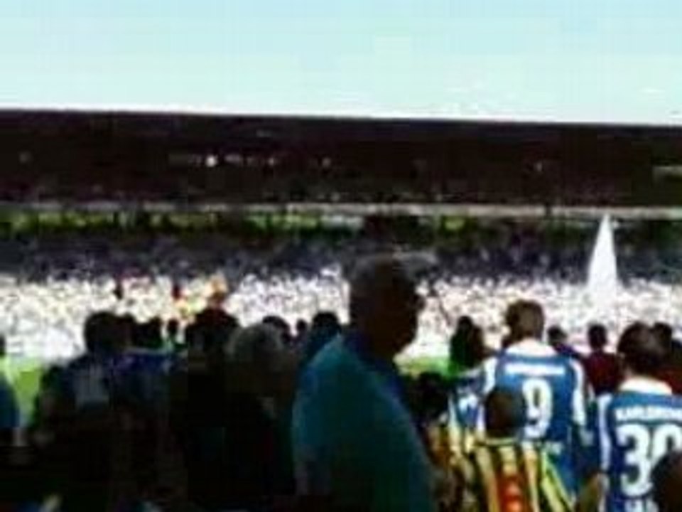 karlsruhe 1-3 bochum 10/05/08 debut de match tifo
