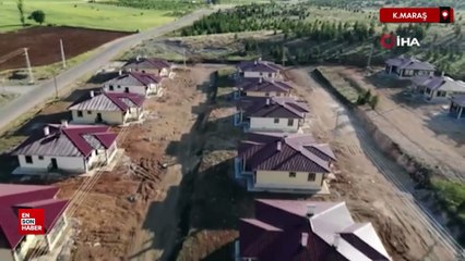 Kahramanmaraş'ta köy afet konutlarının yapımında sona gelindi