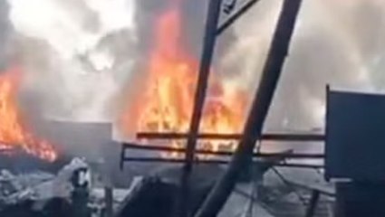 Fire ravages Rome petrol station after huge explosion