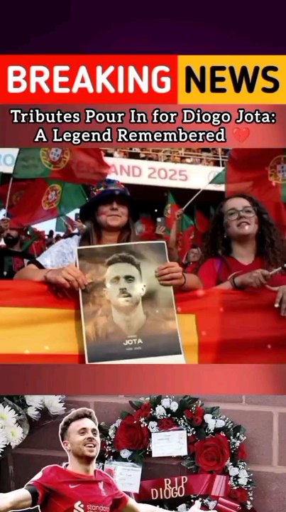 Diogo Jota’s death has left fans, and the entire football world in shock. Emotional tributes flood in. His legacy will never be forgotten. 🕊️#DiogoJota #RIPDiogoJota #DiogoJotaTribute #LiverpoolFC #PortugalFootball #JotaDeath #FootballNews