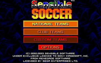 Sensible Soccer (SEGA GENESIS)