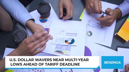 U.S. Dollar Wavers Near Multi-Year Lows Ahead Of Tariff Deadline