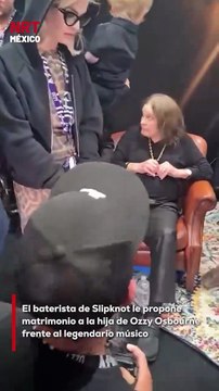 Durante el homenaje a Ozzy Osbourne, el baterista de Slipknot sorprendió al pedir matrimonio a su pareja, la hija del icónico músico, ante la mirada de todos los presentes.