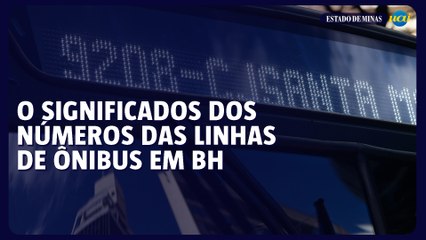 O significado dos números das linhas de ônibus em BH
