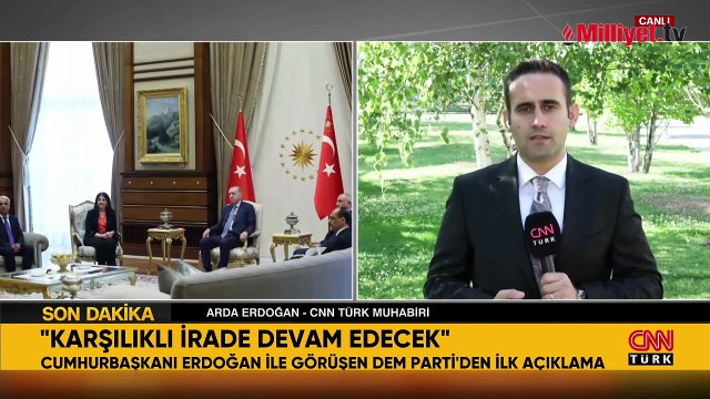 Erdoğan'ın DEM Parti heyetini kabulü sona erdi! DEM Parti'den açıklama