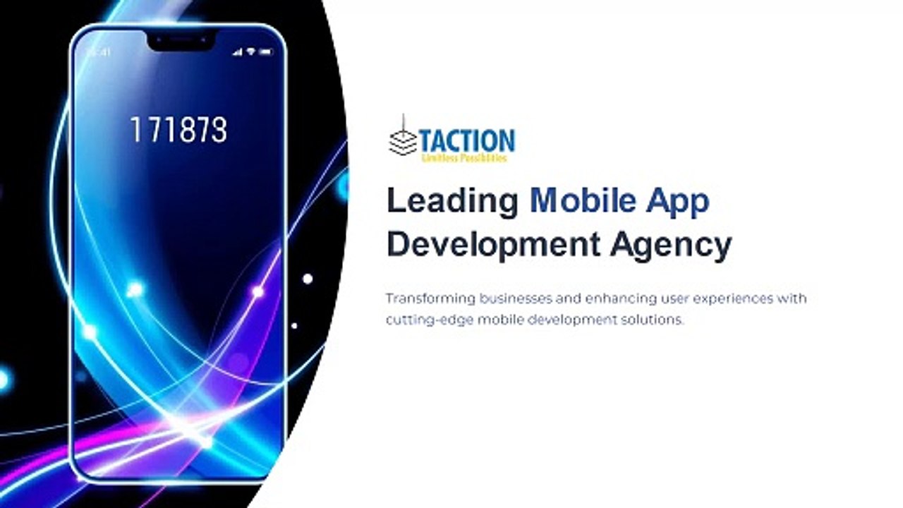Leading Mobile App Development Agency – Taction Software - Custom Mobile Solutions for Every Business