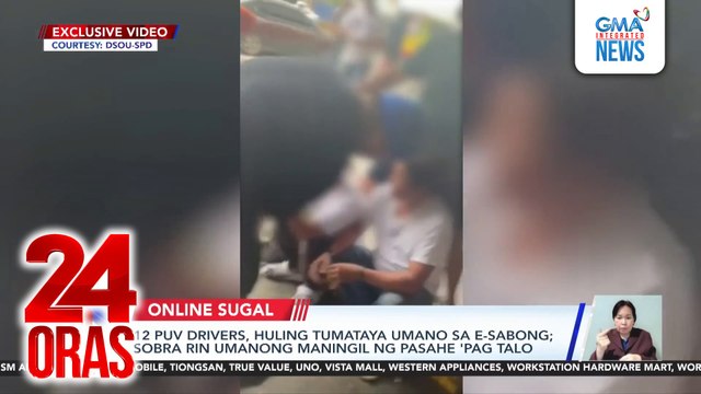 12 PUV drivers, huling tumataya umano sa e-sabong; Sobra rin umanong maningil ng pasahe ‘pag talo | 24 Oras