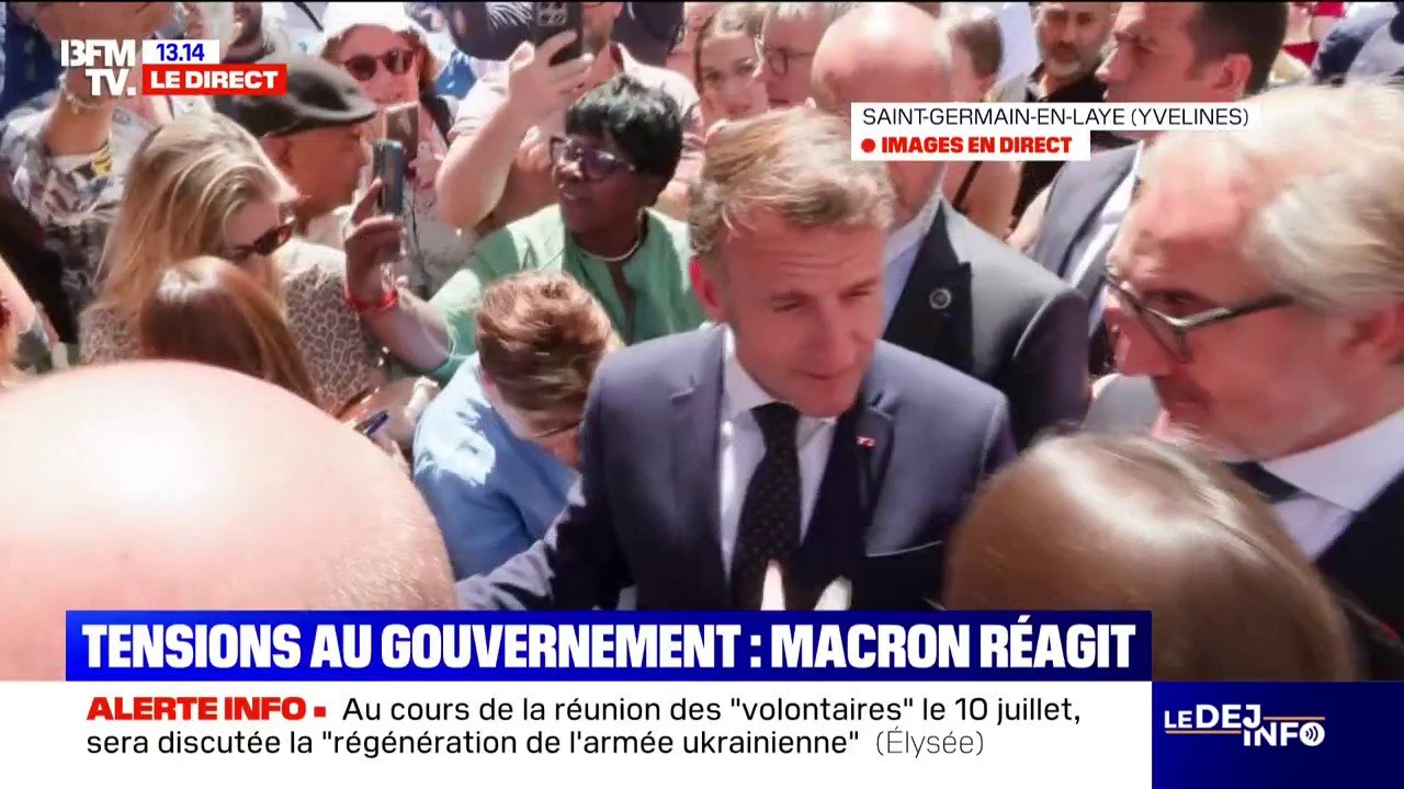 Gouvernement/tensions: “Les Français veulent que tout le monde travaille ensemble pour que la vie des gens s’améliore”, indique Emmanuel Macron