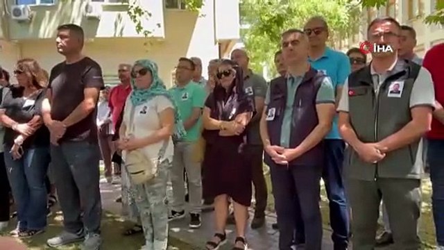 Şehit orman işçisi için tören düzenlendi