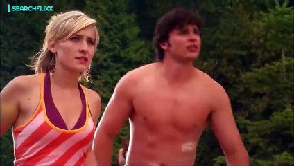 Lois Lane drowns, but a mysterious hero saves her.