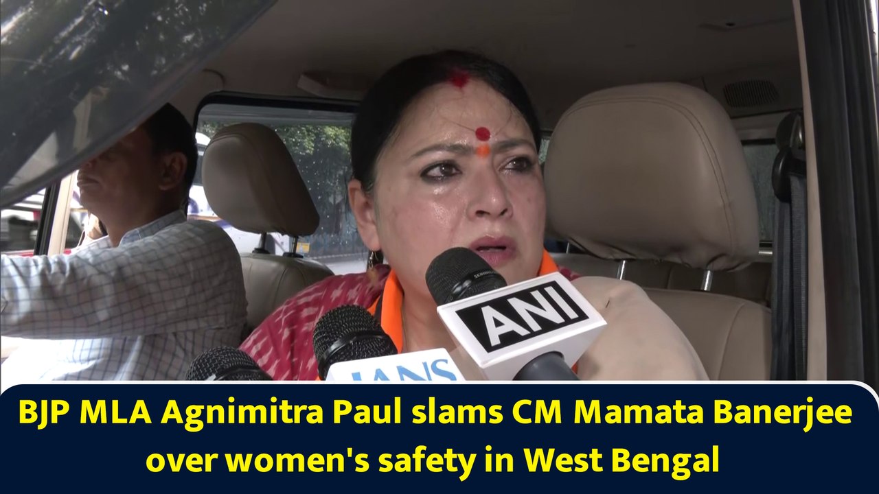 BJP MLA Agnimitra Paul slams CM Mamata Banerjee over women's safety in West Bengal