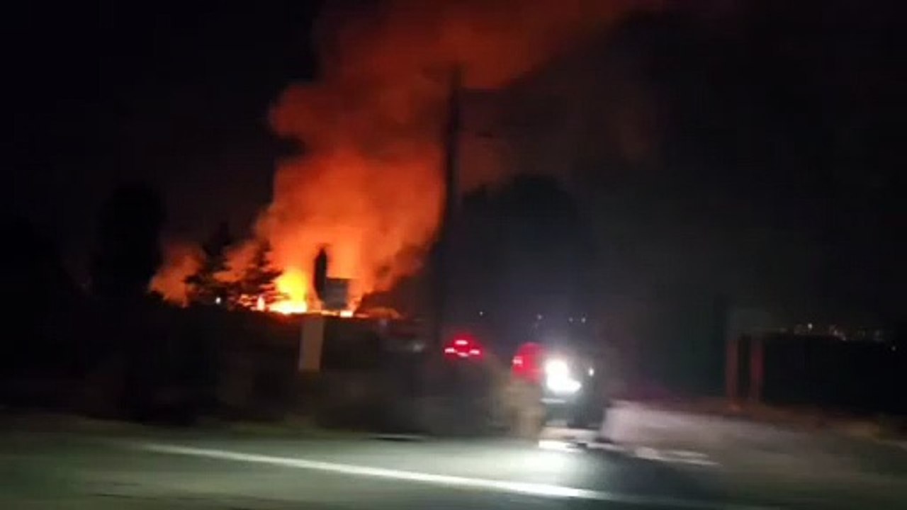 Incendio en Los Caños