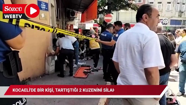Kocaeli'de bir kişi, tartıştığı 2 kuzenini silahla yaraladı